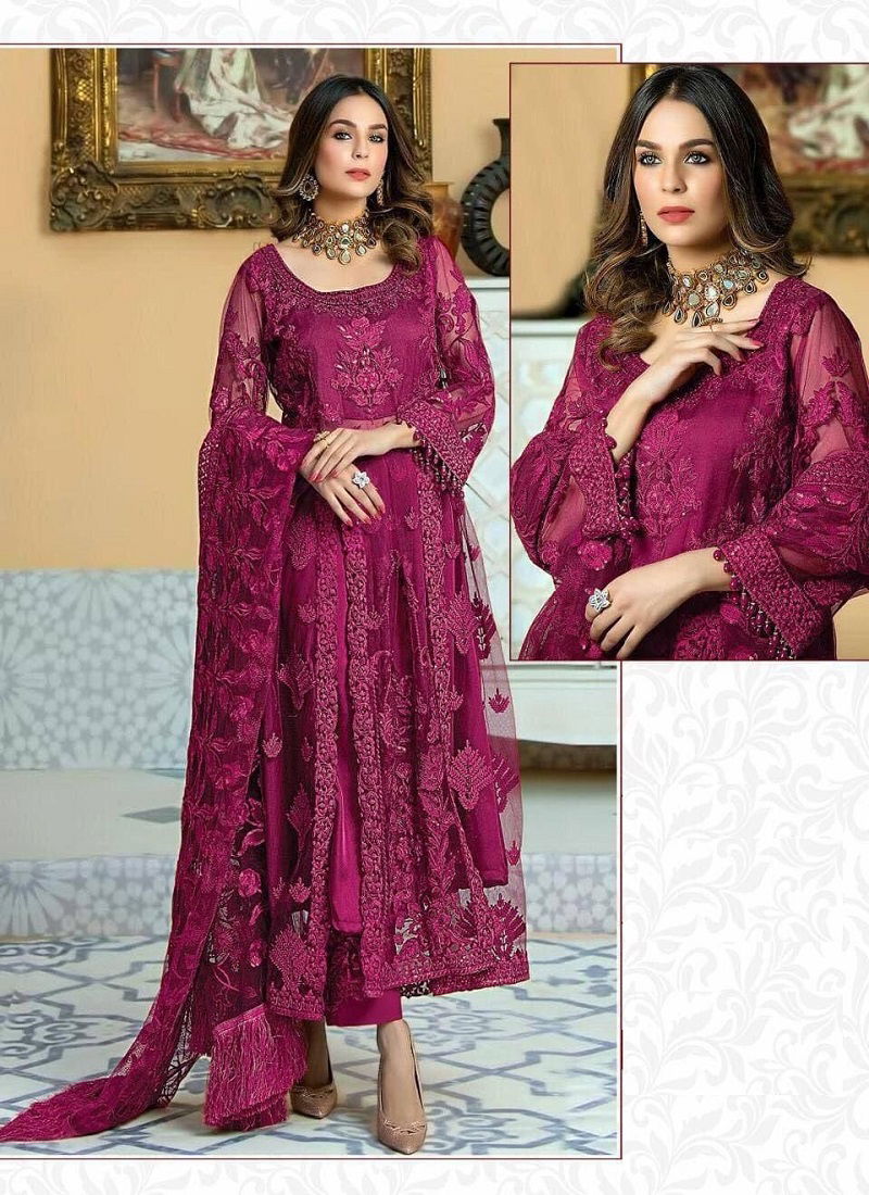  KF 122 Heavy Embroidery Pakistani Suits Catalog